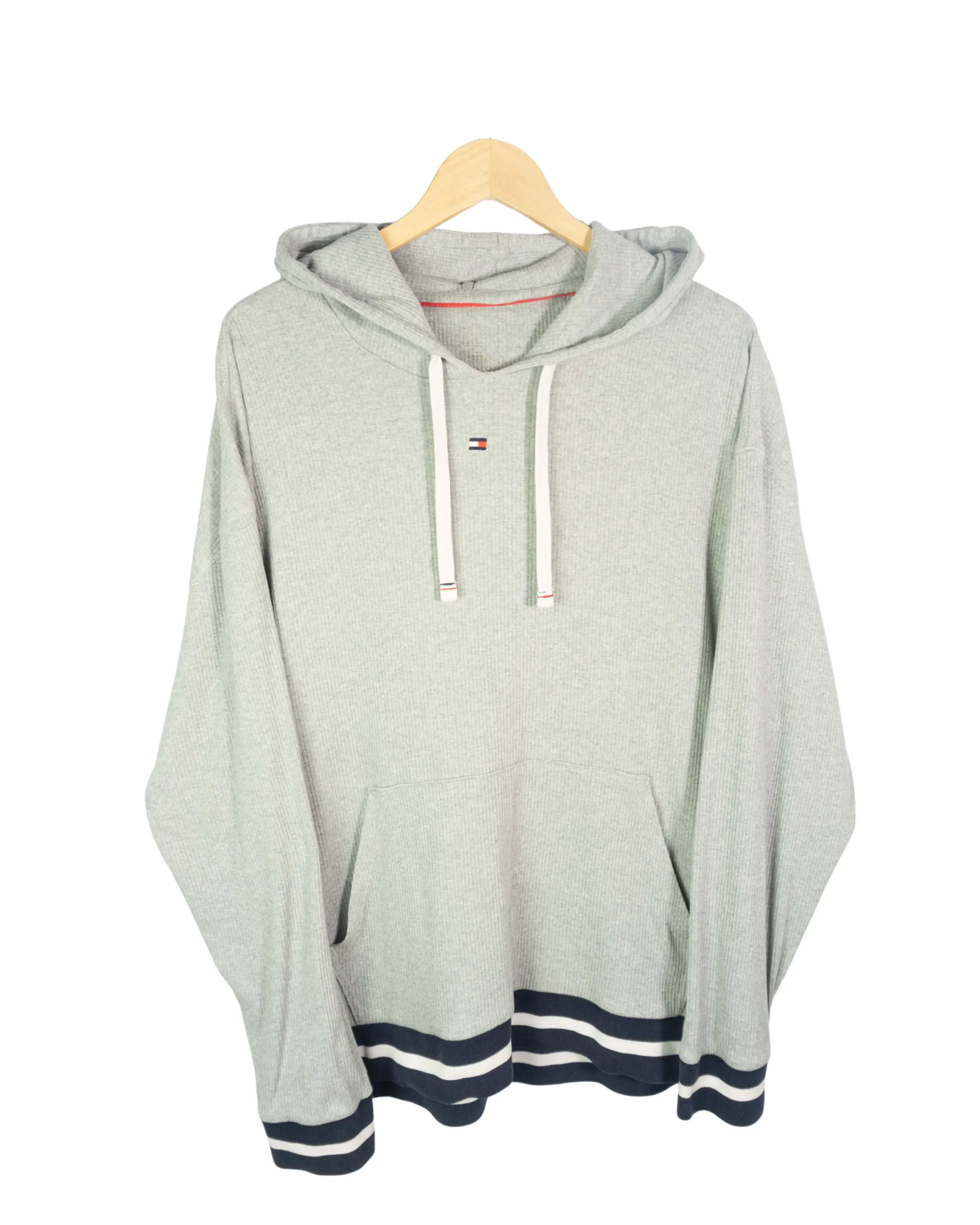 Sudadera Tommy Hilfiger gris XL - Lacaie Vintage Sudadera Tommy Hilfiger gris XL