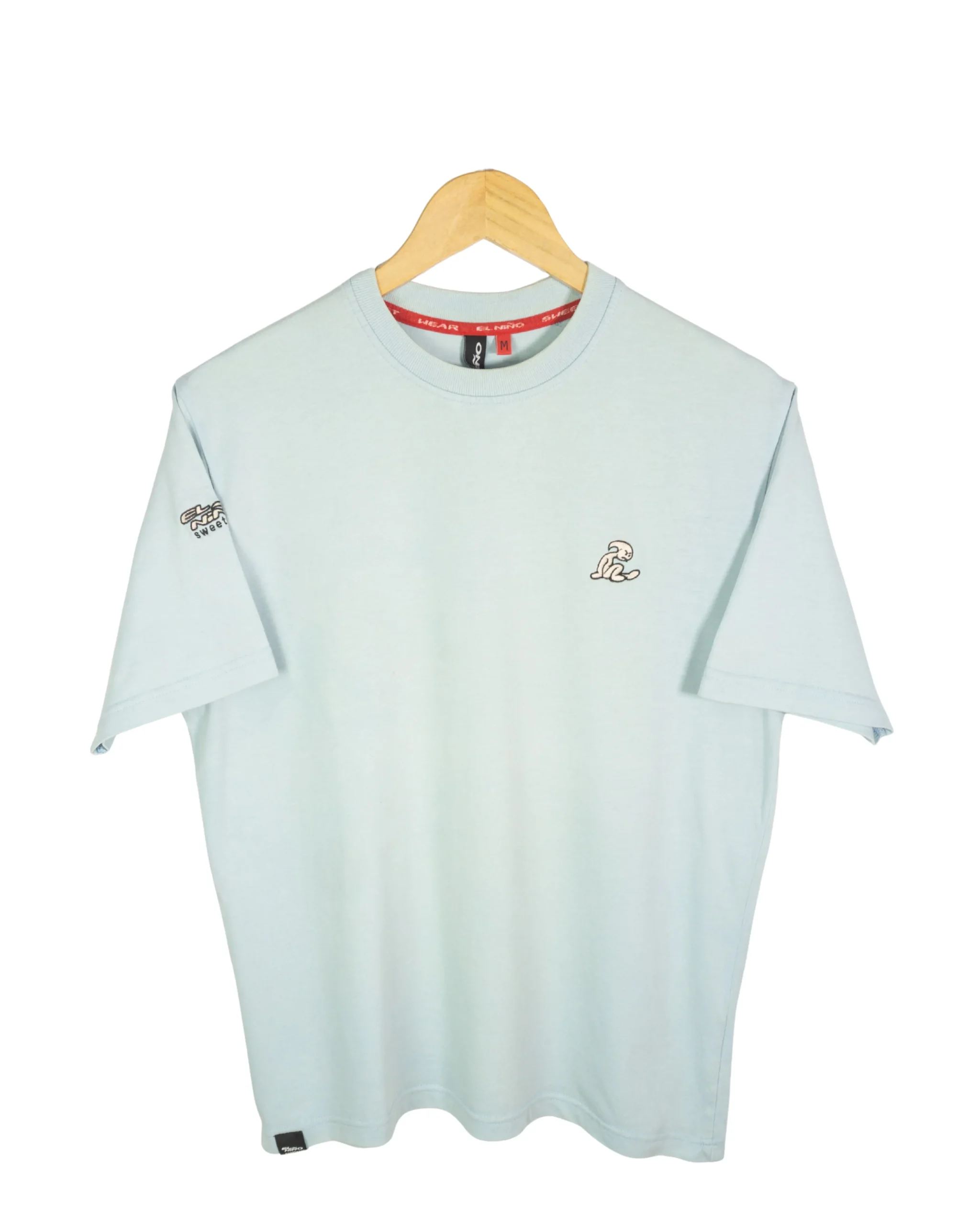 Camiseta El Niño Y2K azul claro M - Lacaie Vintage Camiseta El Niño Y2K azul claro M