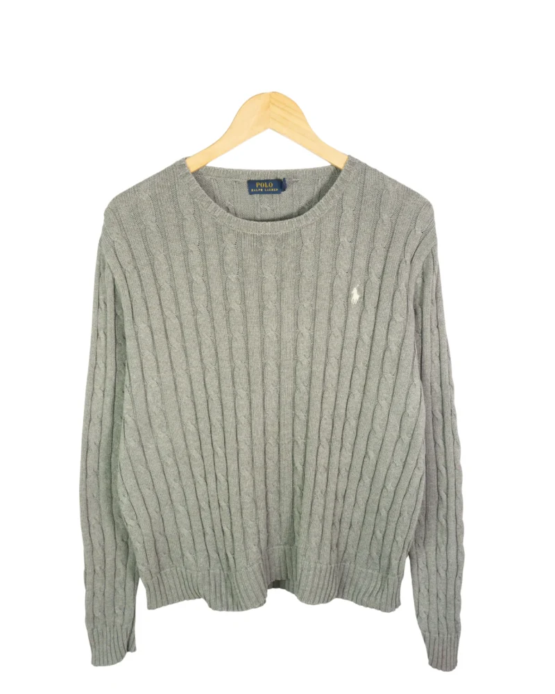 Jersey mujer Ralph Lauren gris XL