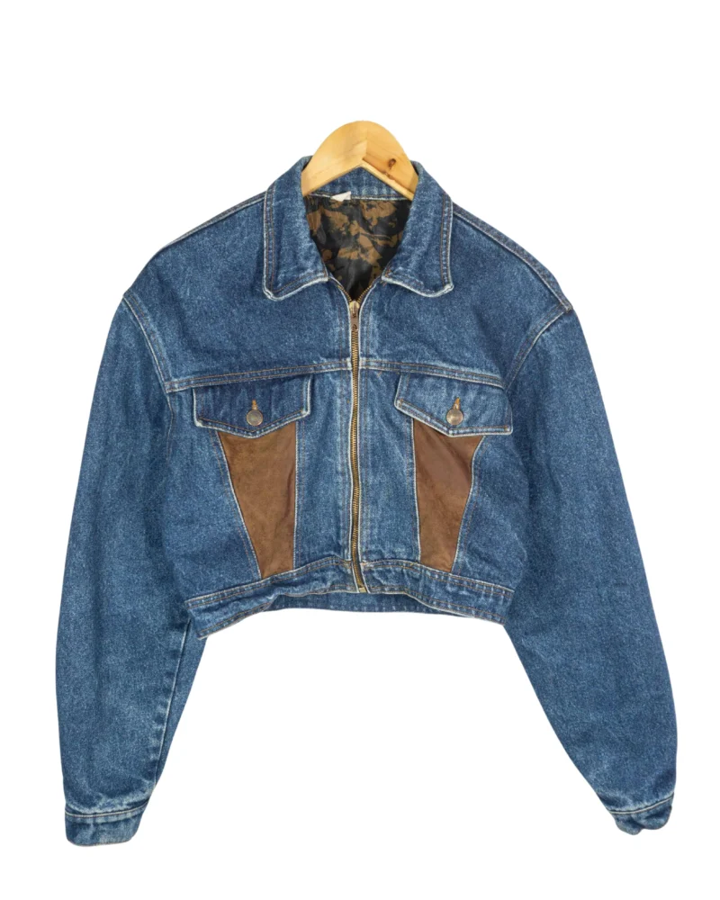 Chaqueta vaquera crop vintage 90s M