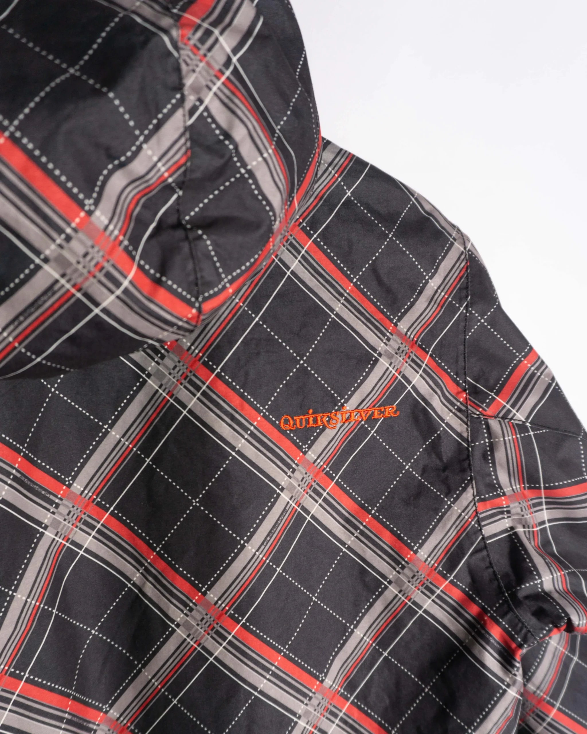 Abrigo Quiksilver vintage 00s gris XS - Lacaie Vintage Abrigo Quiksilver vintage 00s gris XS - Imagen 3