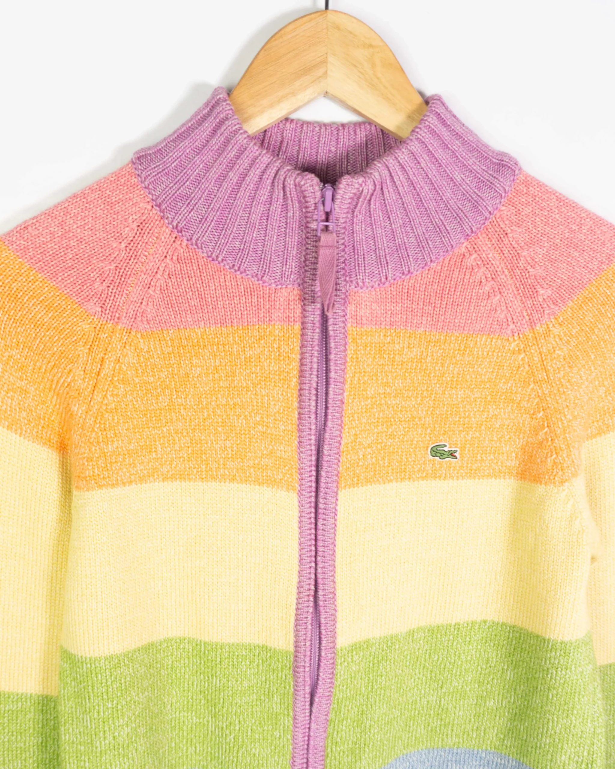 Chaqueta tejida mujer Lacoste vintage 00S 40 - Lacaie Vintage Chaqueta tejida mujer Lacoste vintage 00S 40 - Imagen 2