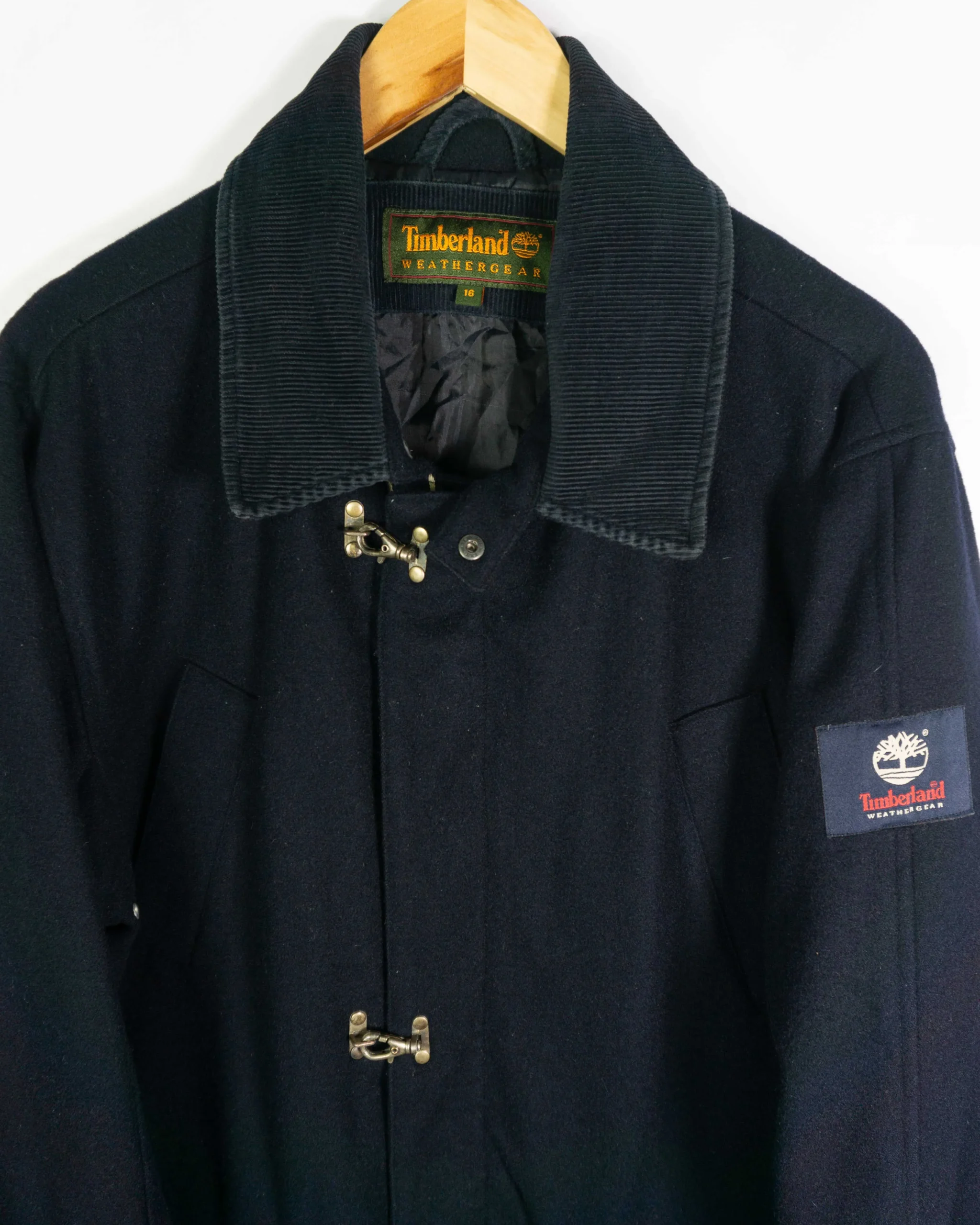 Chaqueta larga Timberland azul marino L - Lacaie Vintage Chaqueta larga Timberland azul marino L - Imagen 2