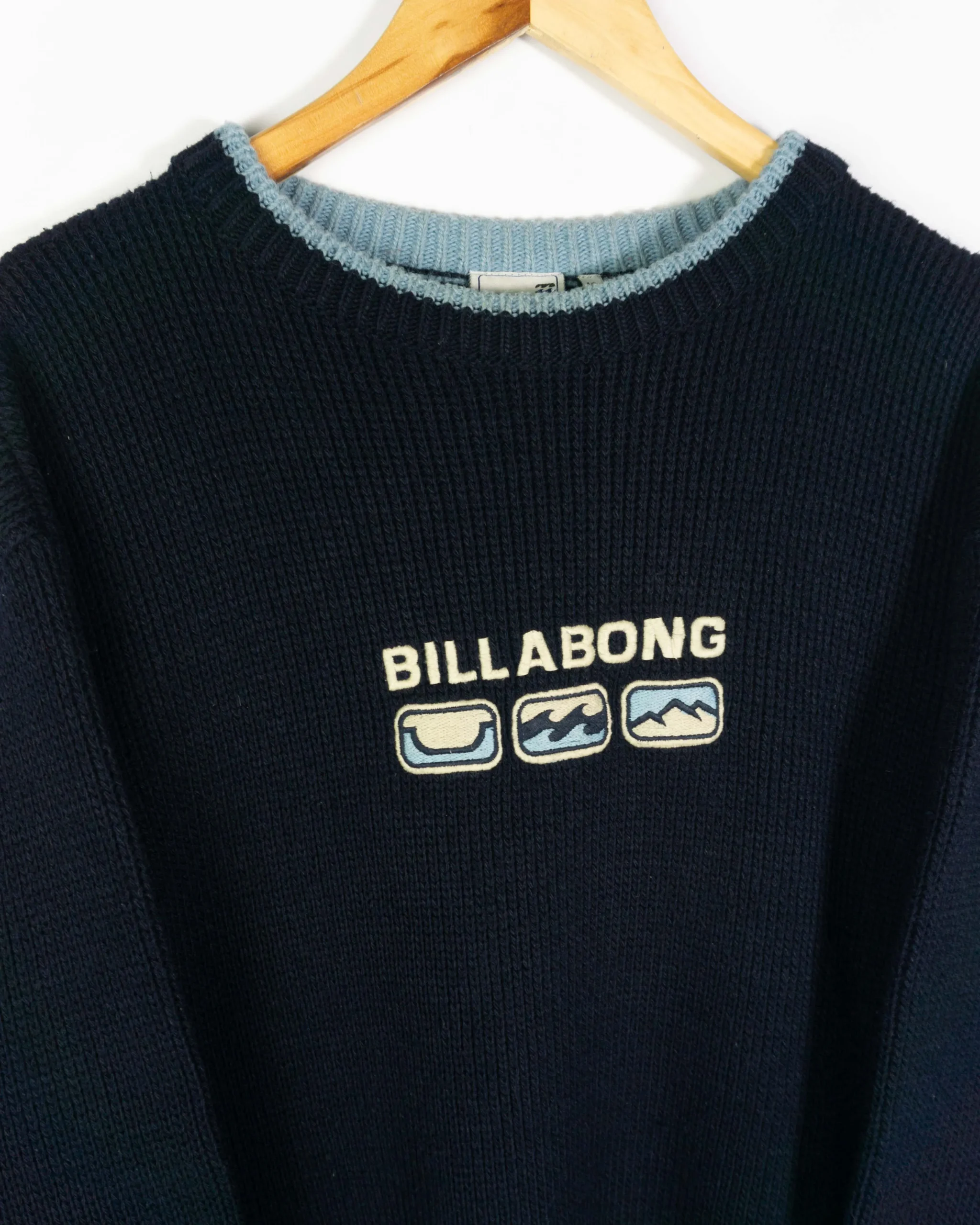 Jersey Billabong vintage 00s azul marino M - Lacaie Vintage Jersey Billabong vintage 00s azul marino M - Imagen 2