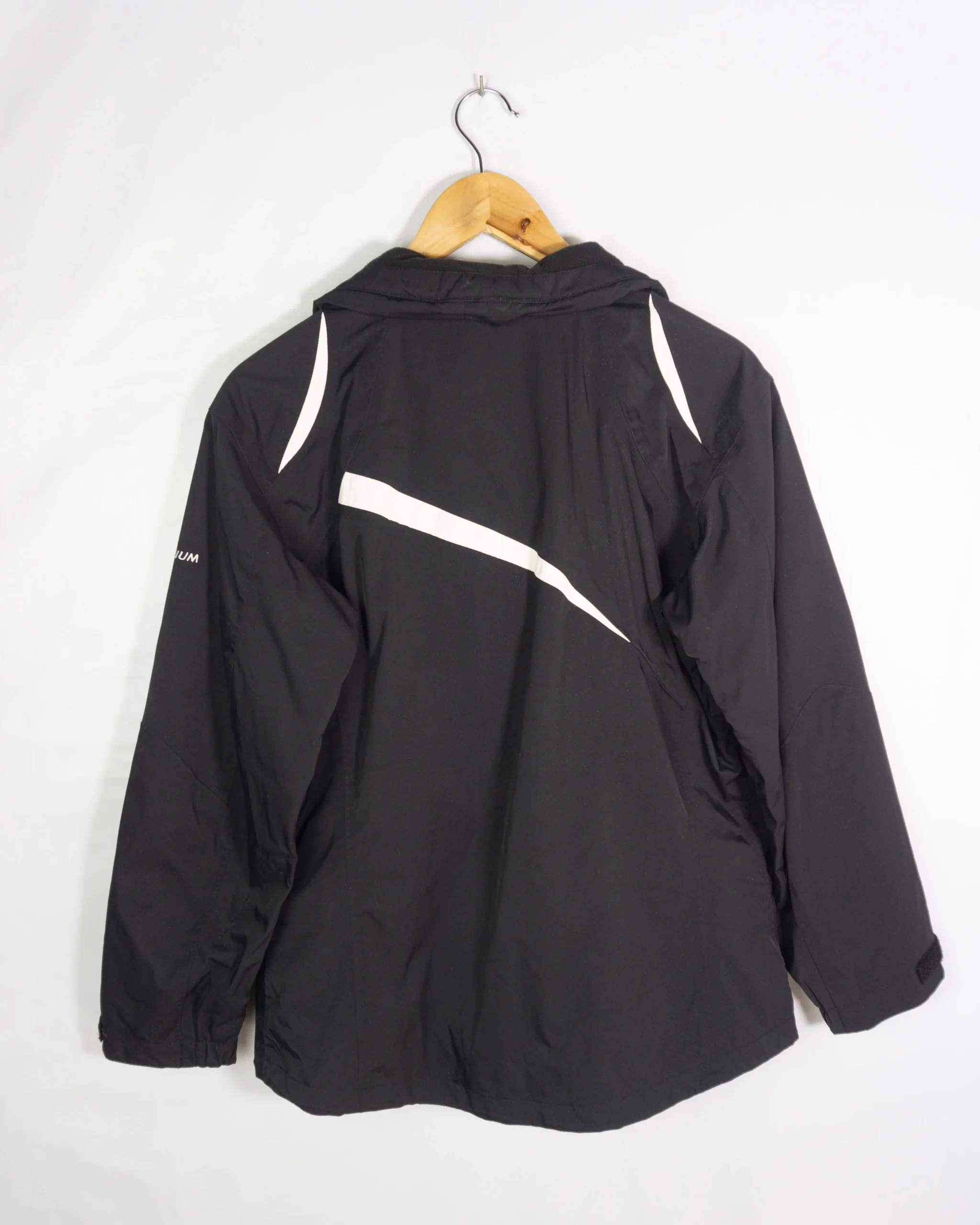 Abrigo mujer Columbia vintage 00s negro/blanco M - Lacaie Vintage Abrigo mujer Columbia vintage 00s negro/blanco M - Imagen 3