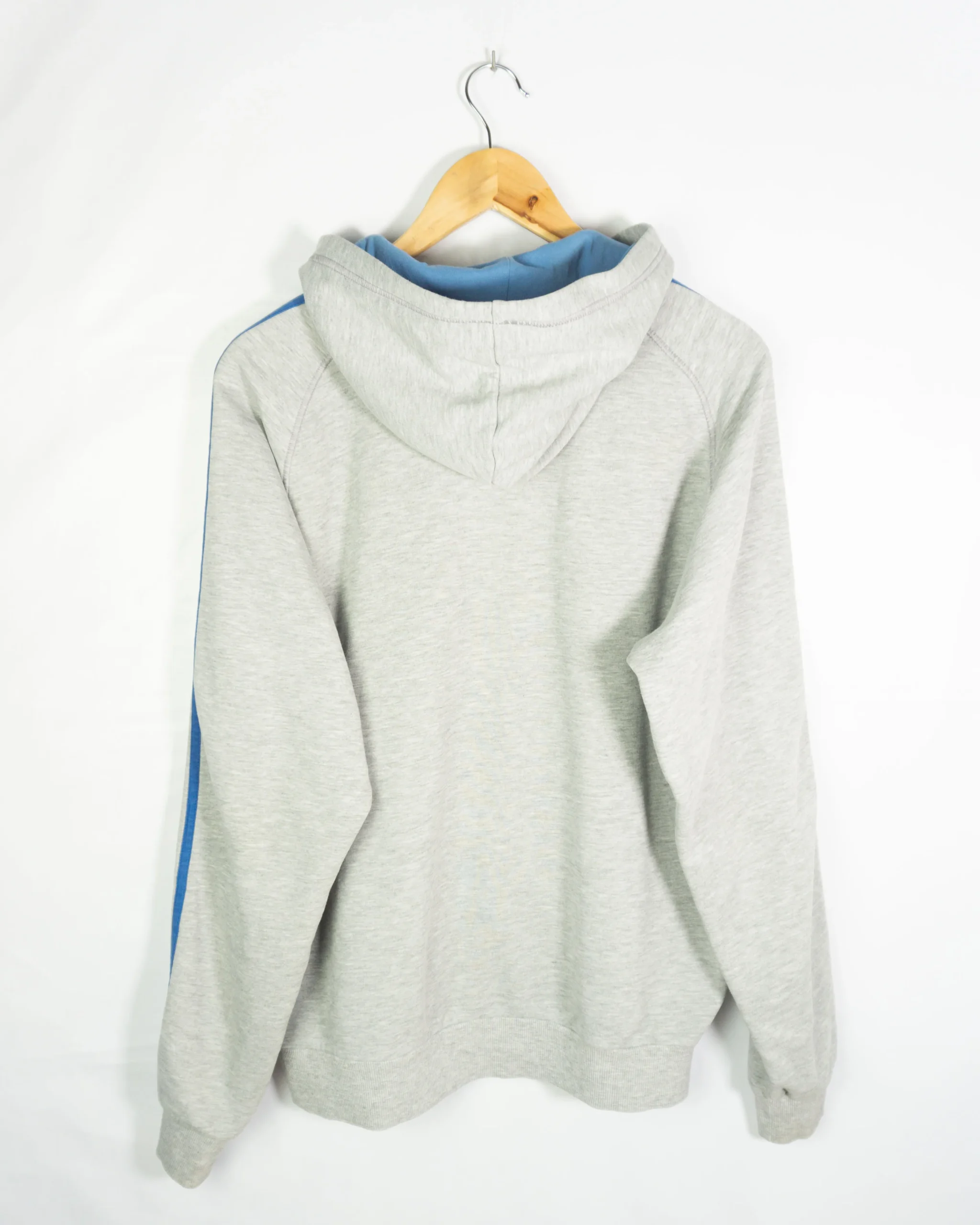 Sudadera con cremallera Adidas gris L - Lacaie Vintage Sudadera con cremallera Adidas gris L - Imagen 3