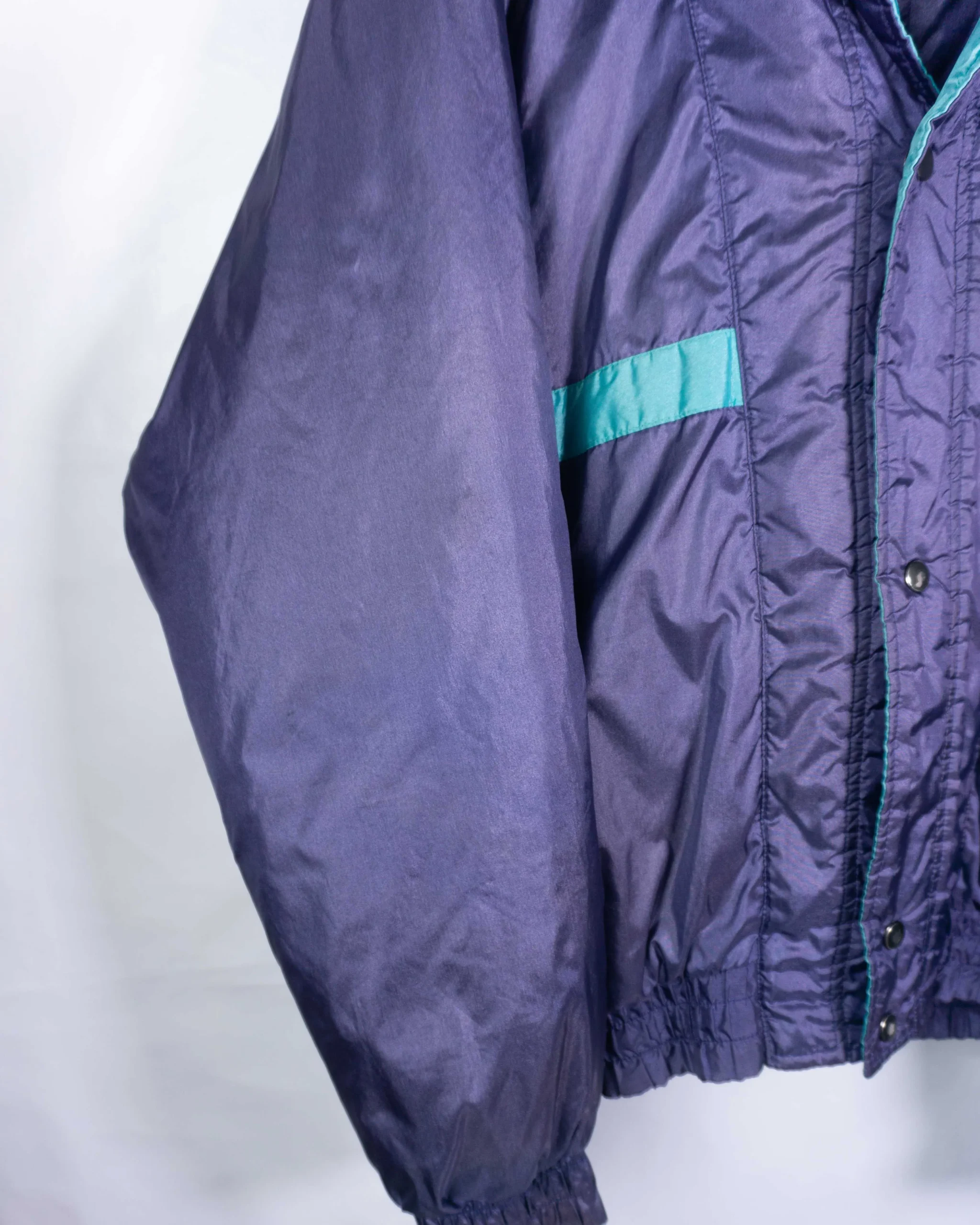 Abrigo acolchado vintage 90s morado M - Lacaie Vintage Abrigo acolchado vintage 90s morado M - Imagen 3