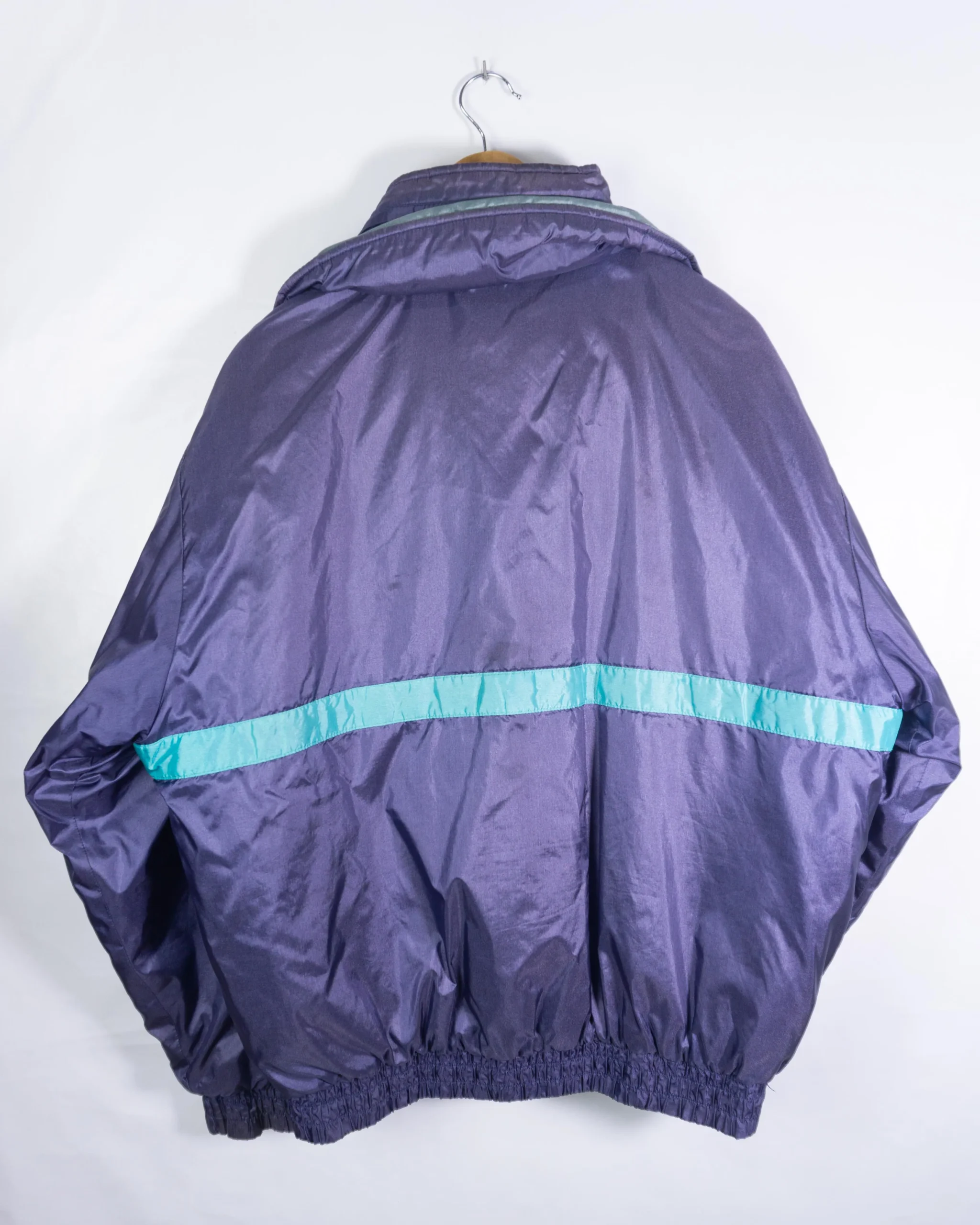 Abrigo acolchado vintage 90s morado M - Lacaie Vintage Abrigo acolchado vintage 90s morado M - Imagen 6