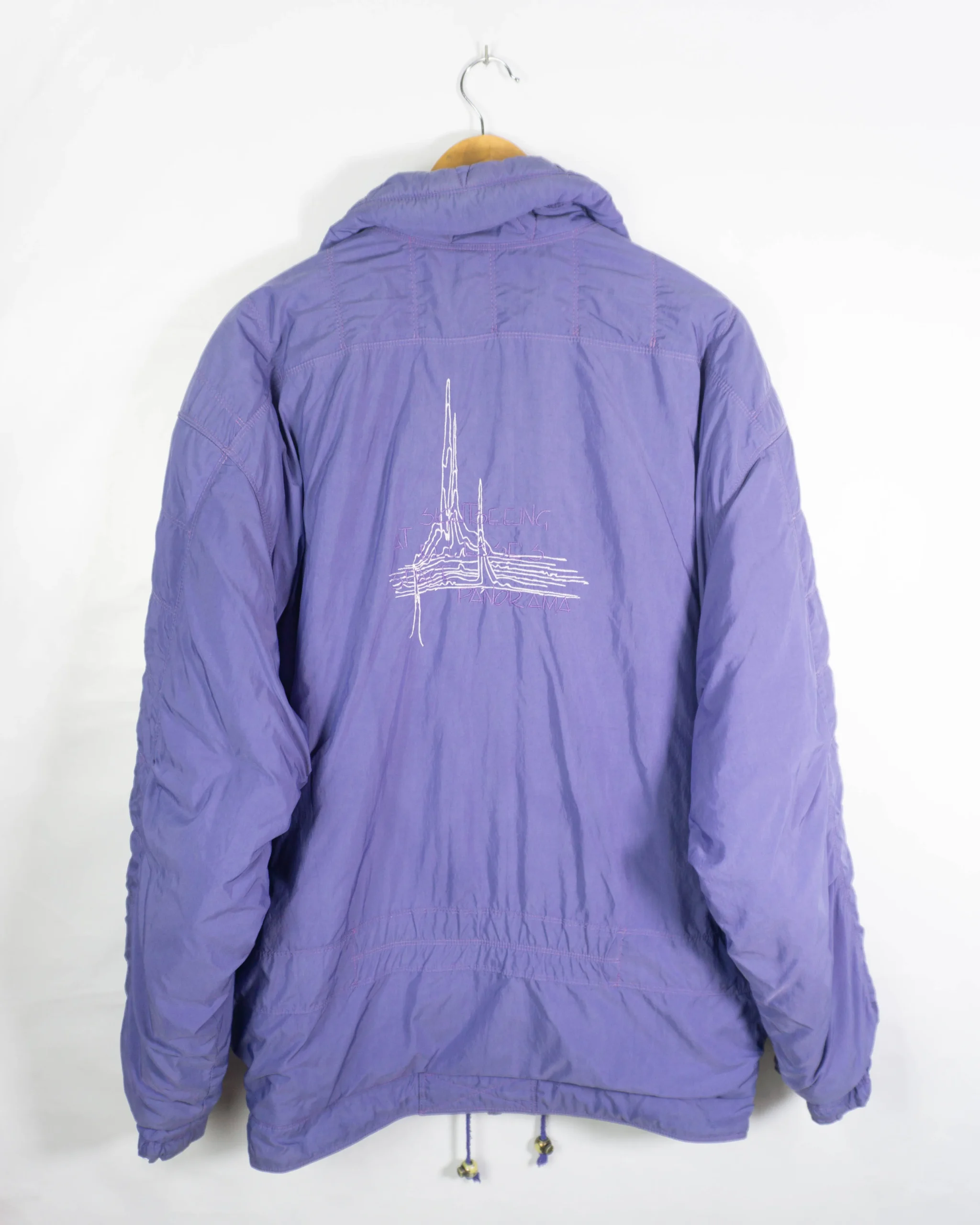 Abrigo acolchado Ellesse vintage 90s morado L - Lacaie Vintage Abrigo acolchado Ellesse vintage 90s morado L - Imagen 5