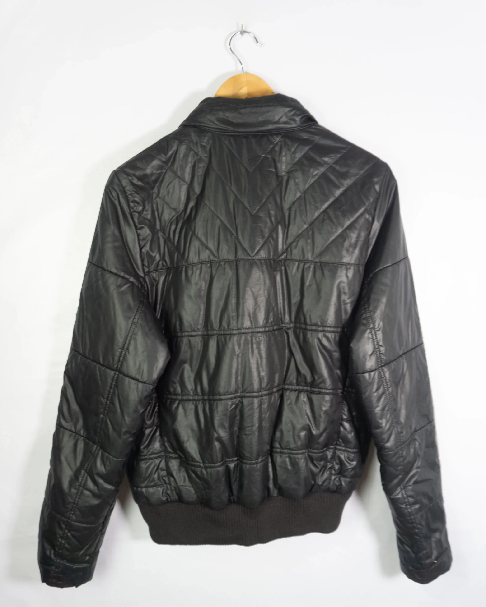 Abrigo acolchado mujer Adidas vintage 00s negro L - Lacaie Vintage Abrigo acolchado mujer Adidas vintage 00s negro L - Imagen 5