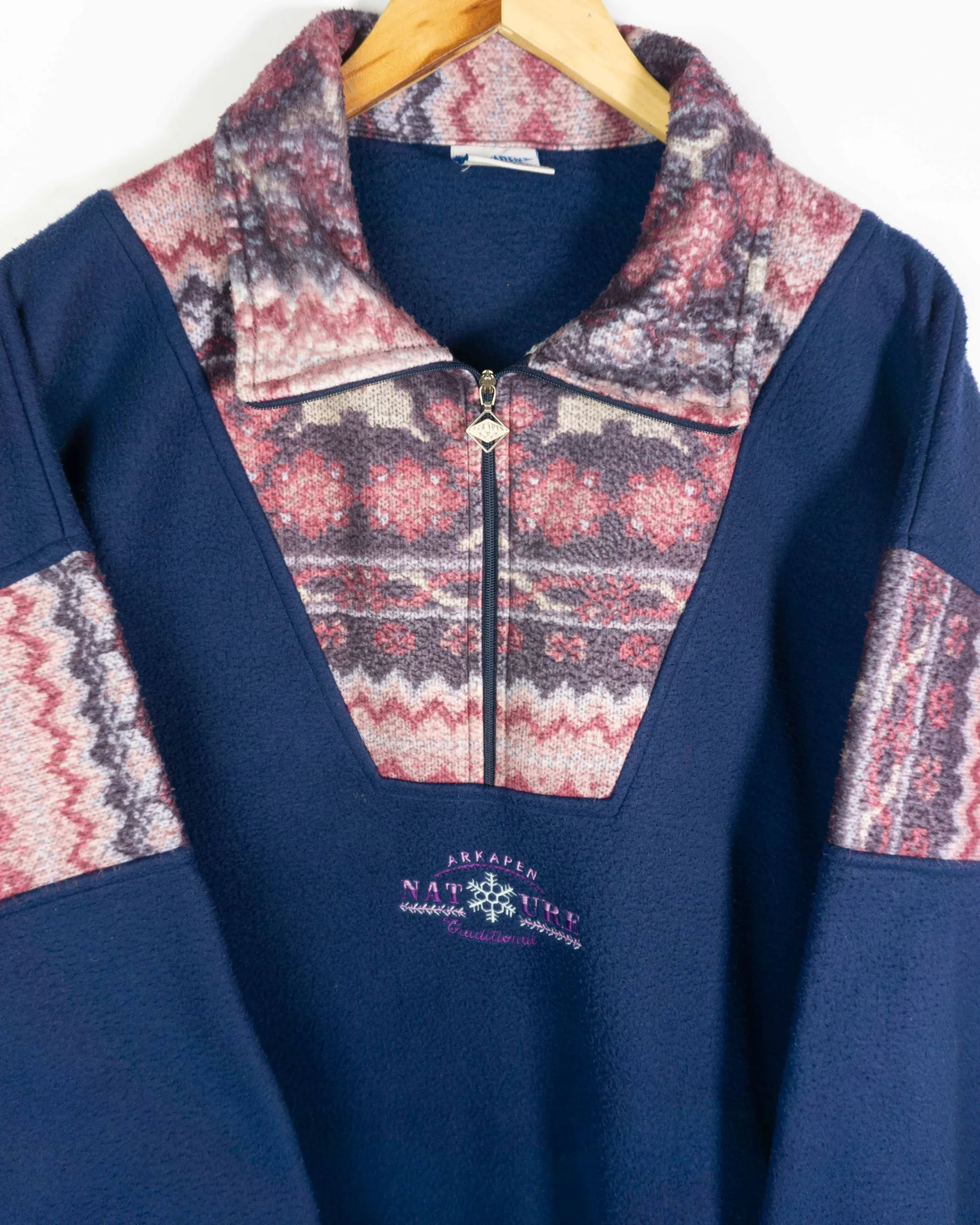 Forro polar étnico Arkapen vintage 90s XL - Lacaie Vintage Forro polar étnico Arkapen vintage 90s XL - Imagen 2