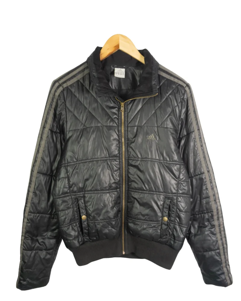 Abrigo acolchado mujer Adidas vintage 00s negro L