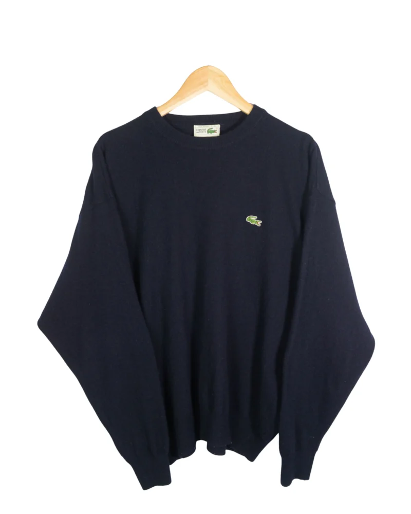 Jersey Lacoste vintage 90s azul marino L