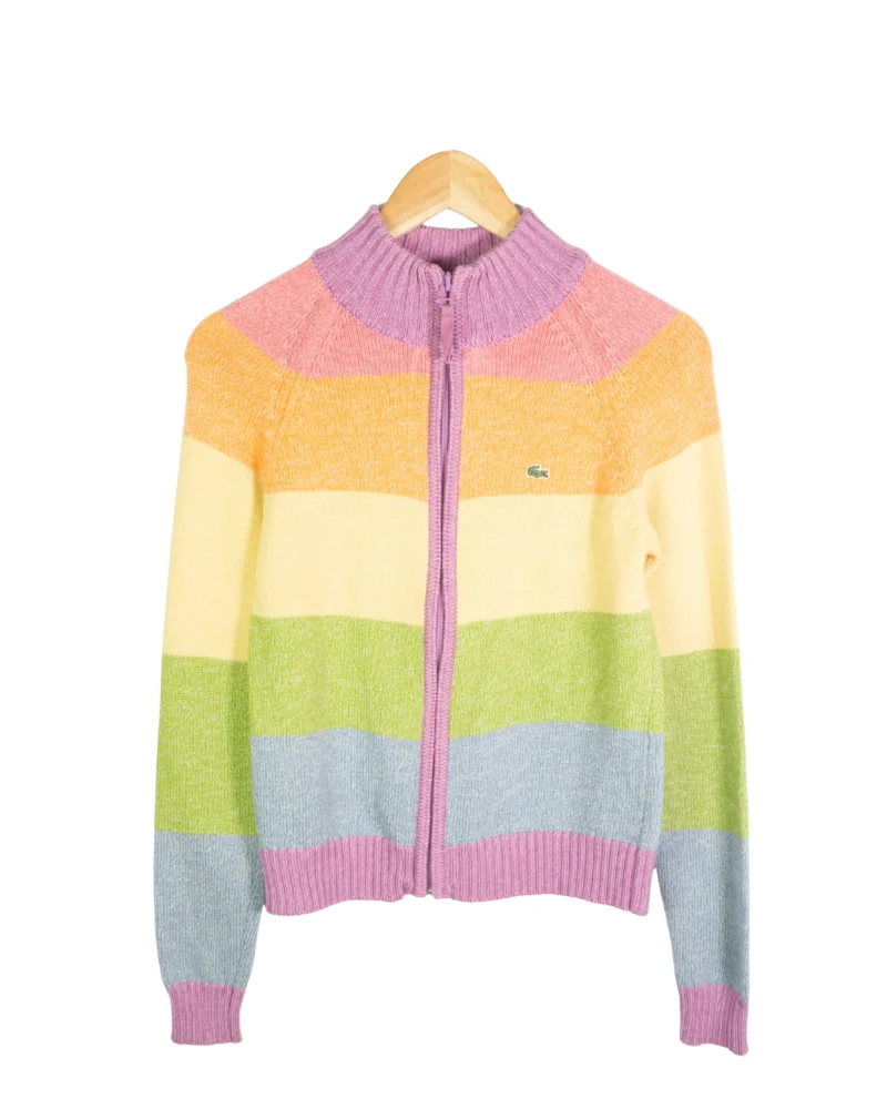 Chaqueta tejida mujer Lacoste vintage 00S 40