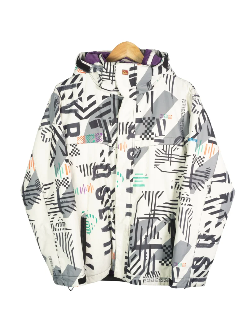 Abrigo Quiksilver Y2K blanco S