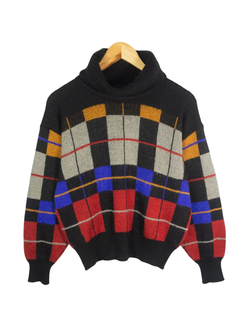 Jersey cuello alto mujer vintage 90s M