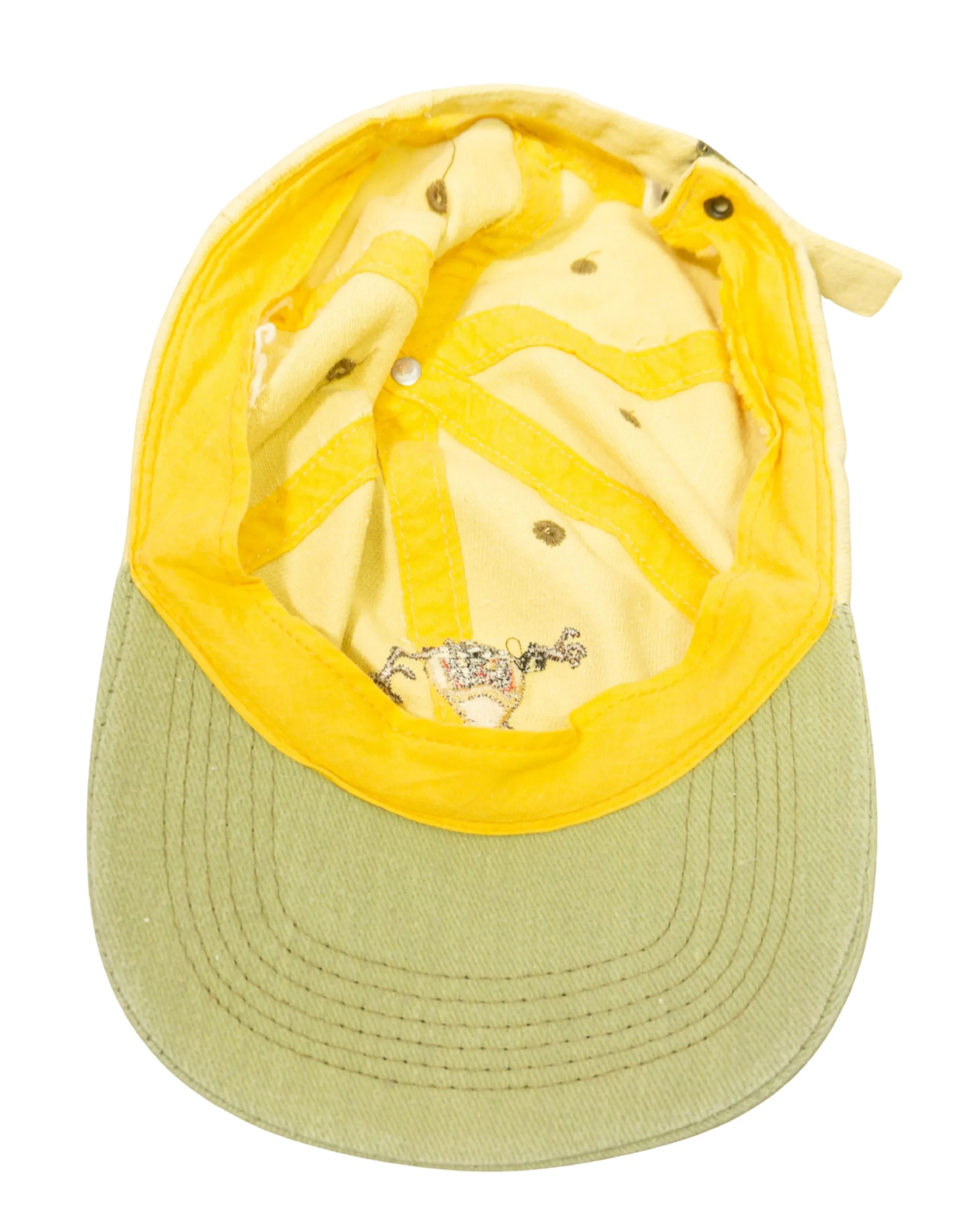 Gorra Tasmania vintage 00s amarillo pastel M - Lacaie Vintage Gorra Tasmania vintage 00s amarillo pastel M - Imagen 3