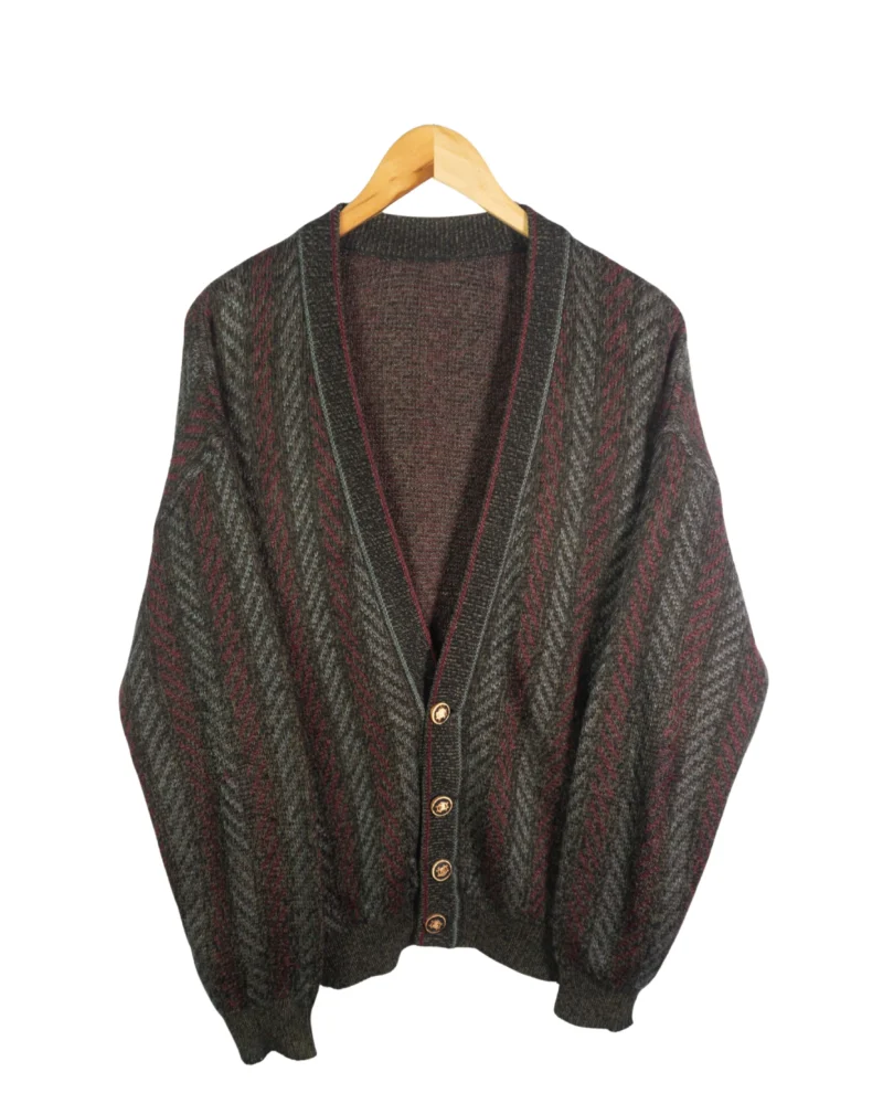 Cárdigan de rayas vintage 90s M