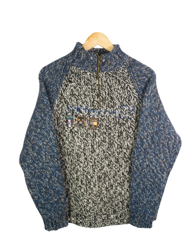 Jersey 1/4 zip vintage 00s S