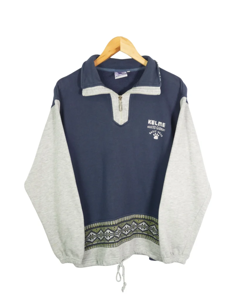 Sudadera 1/4 zip Kelme vintage 90s M
