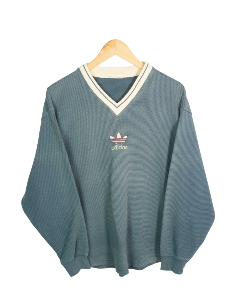 Sudadera Adidas vintage 90s azul S