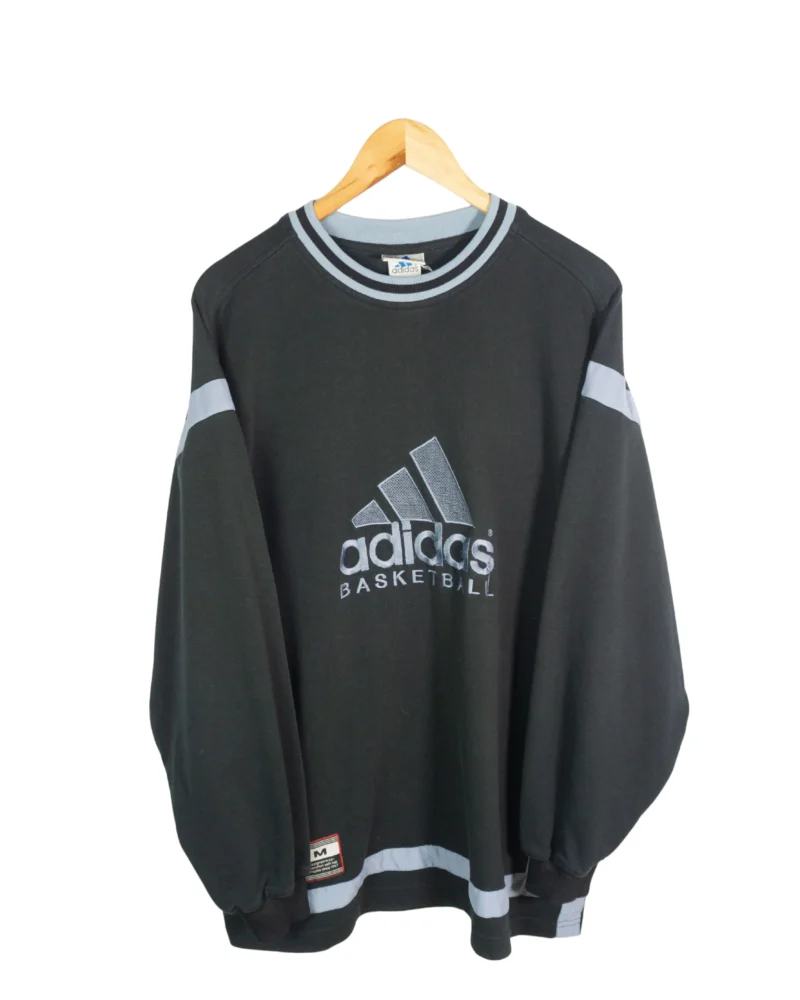 Sudadera Adidas Basketball vintage 90s negro L