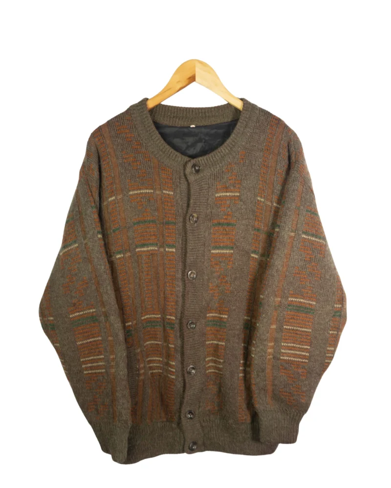Cárdigan vintage 90s marrón L