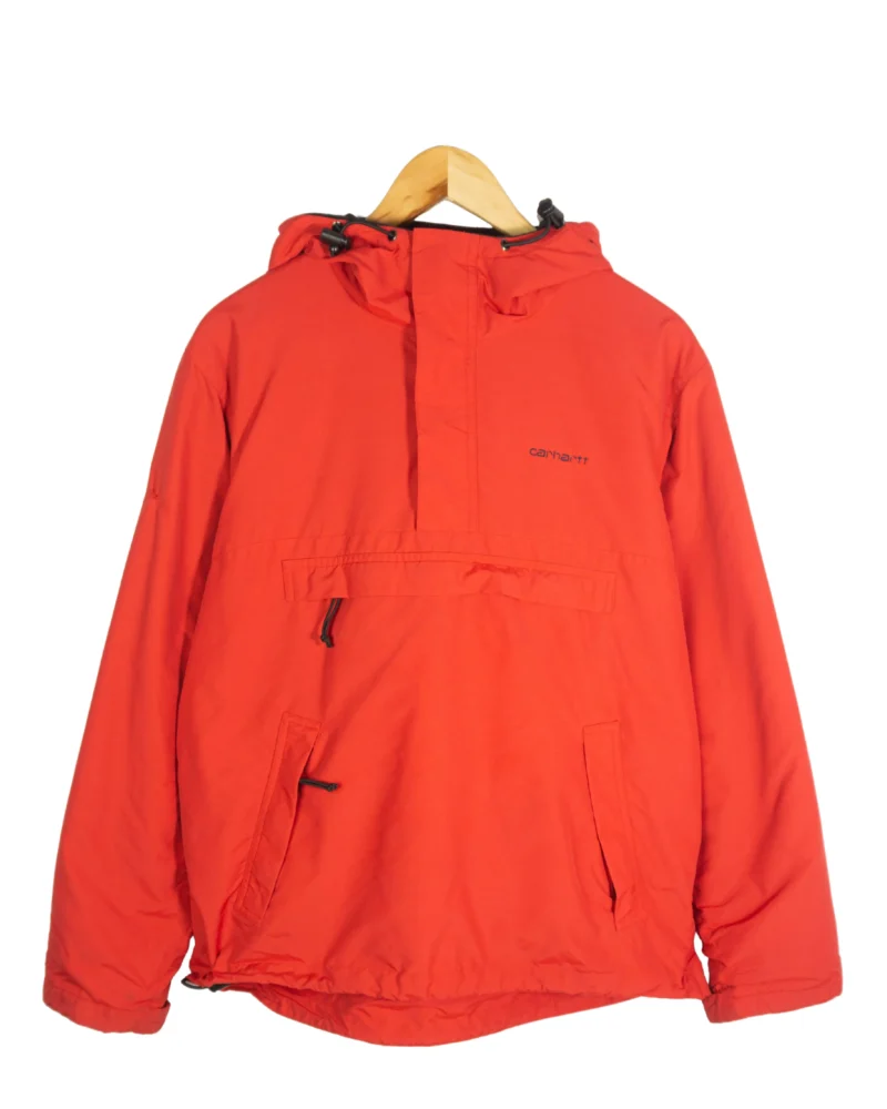 Abrigo 1/4 zip Carhartt vintage 00s rojo M