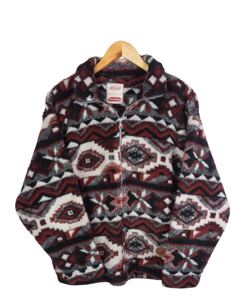 Forro polar étnico vintage M