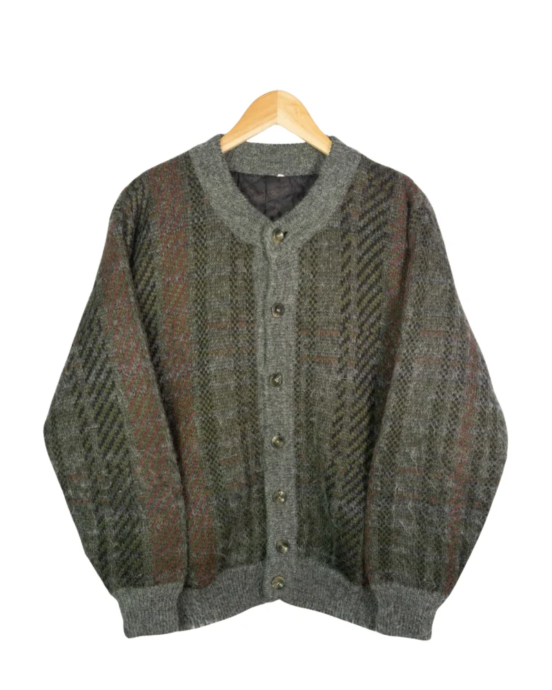 Chaqueta de lana vintage 90s marrón M