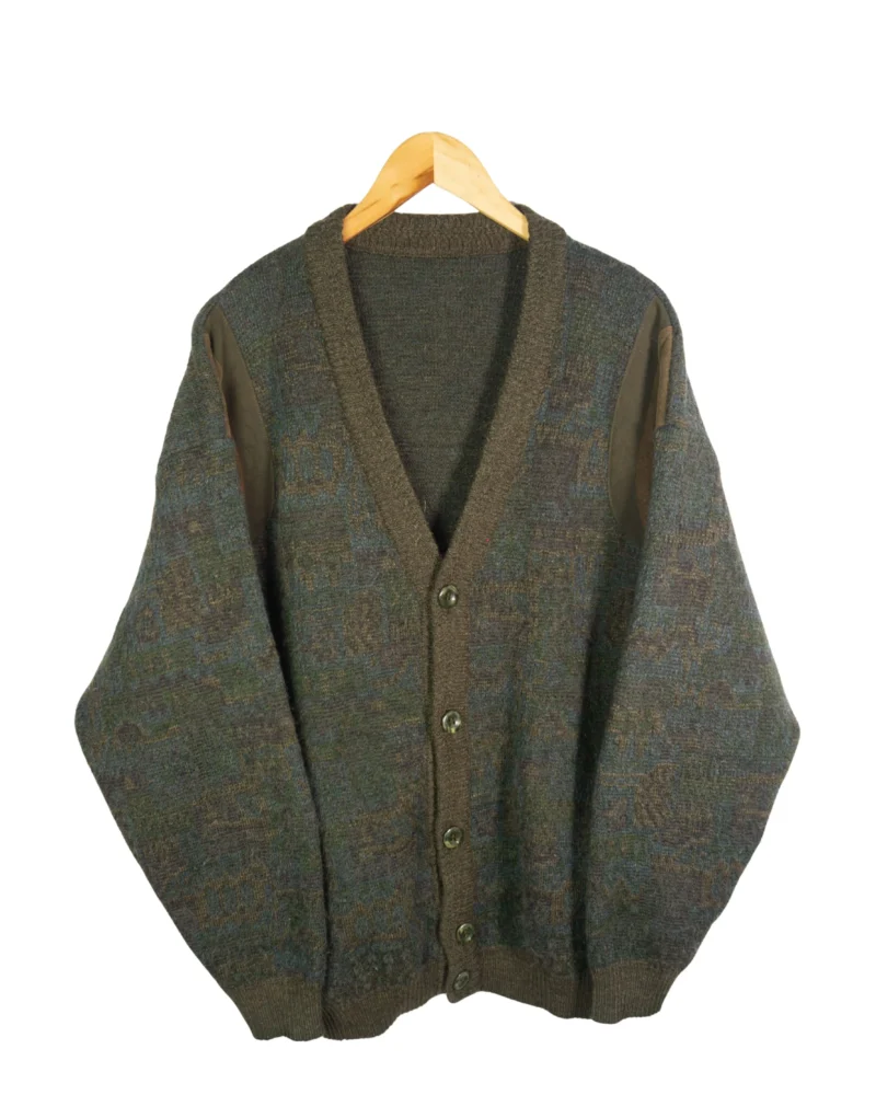 Cárdigan vintage 90s marrón L