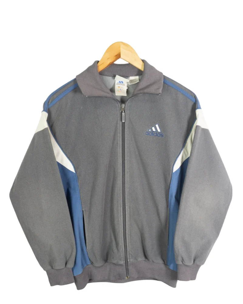 Chaqueta deportiva Adidas vintage 90s gris XS