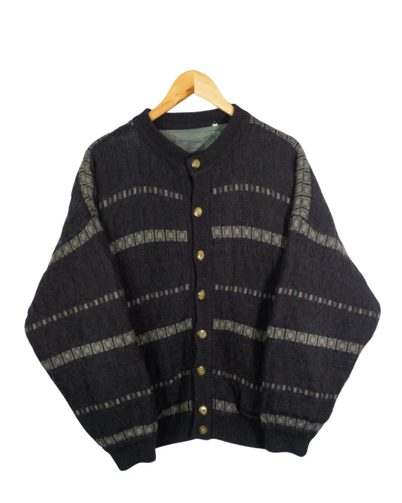 Cárdigan de lana vintage 90s L