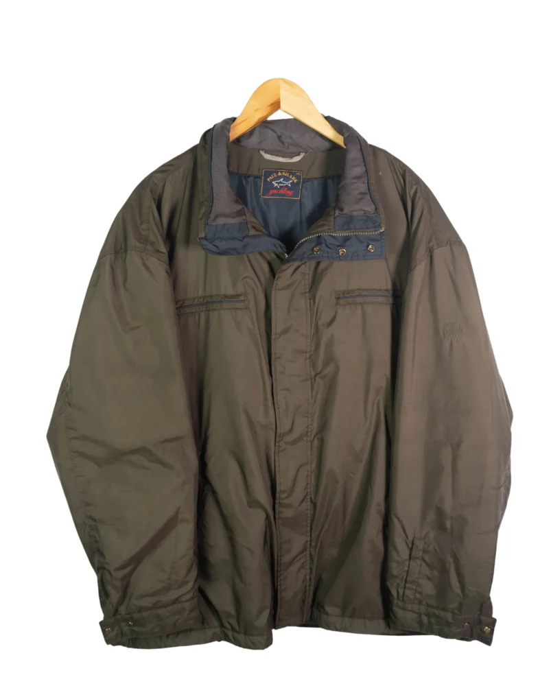 Abrigo Paul Shark vintage 00s marrón 4XL