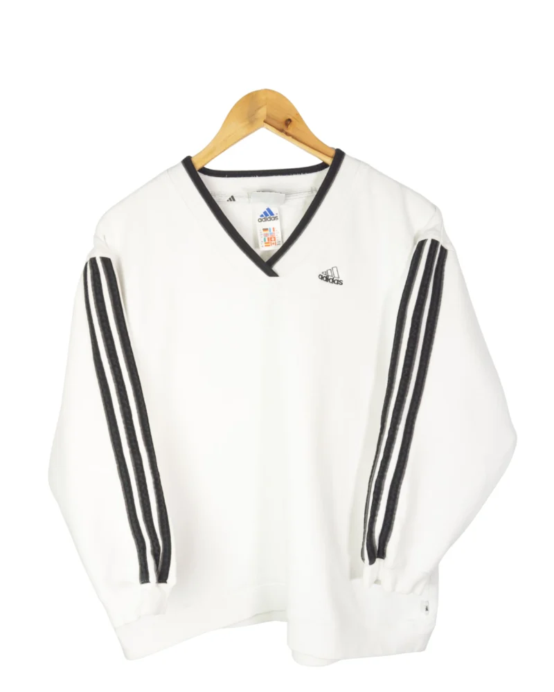 Sudadera mujer Adidas vintage 90s blanco M