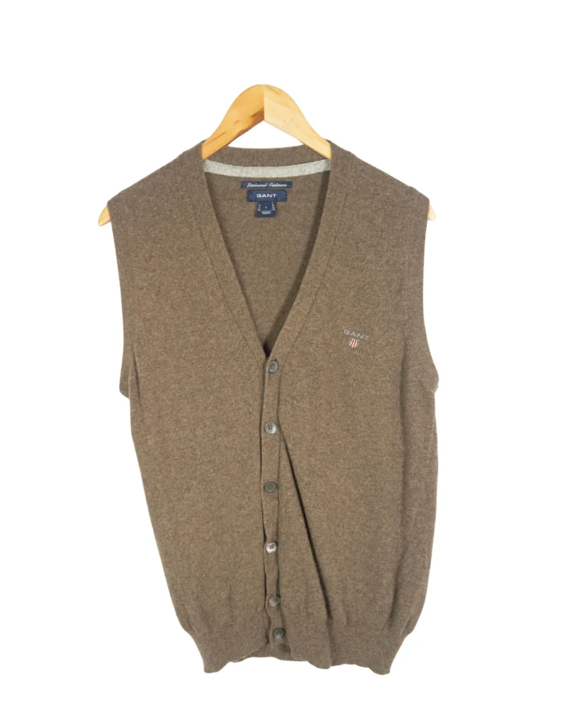 Chaleco Gant marrón M