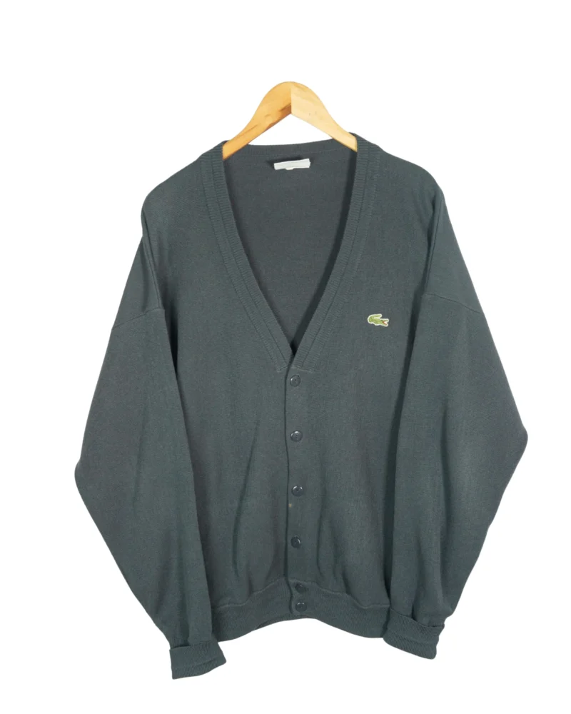 Cárdigan Lacoste vintage 90s verde L