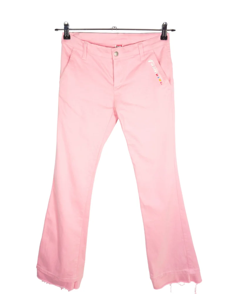 Pantalón de campana mujer Foam Y2K rosa 36