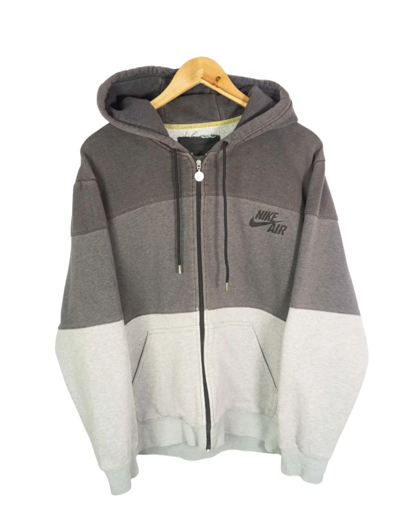 Sudadera con cremallera Nike gris M