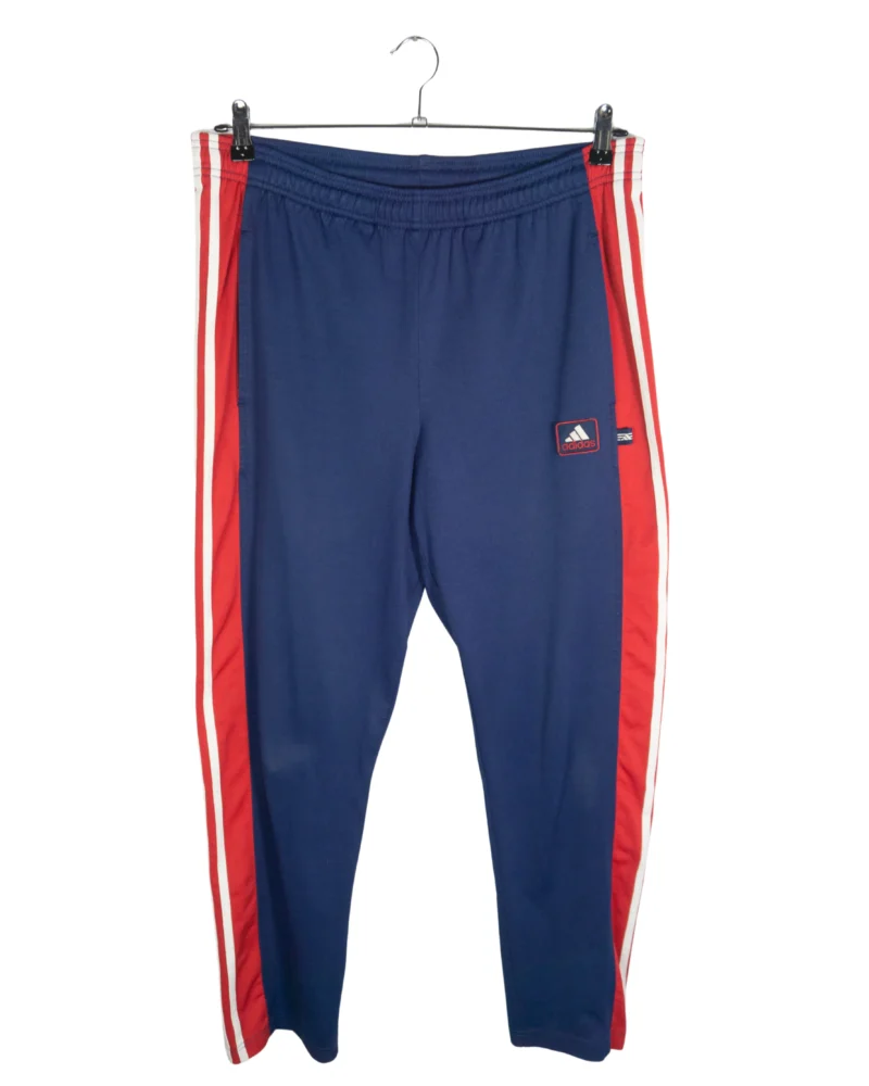 Pantalón deportivo Adidas vintage 90s azul marino/rojo M