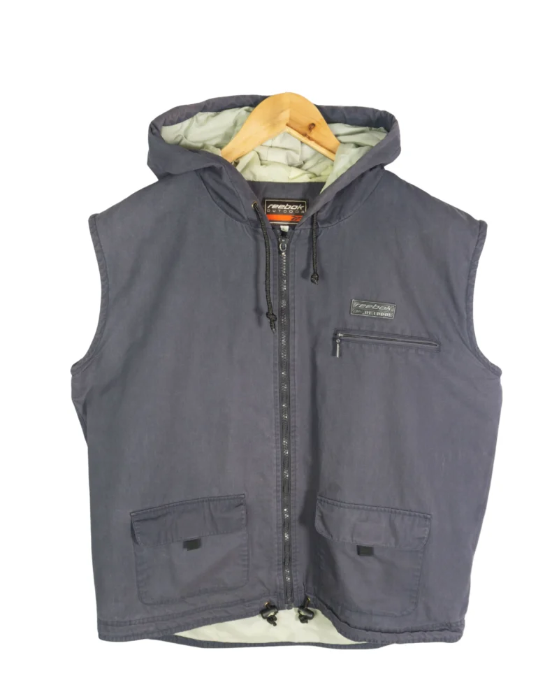 Chaleco Reebok vintage 00s gris M