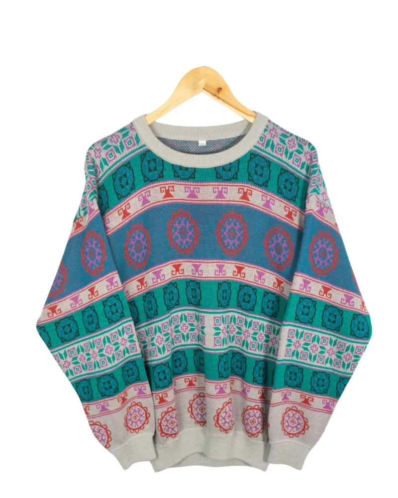 Jersey estampado vintage 90s M