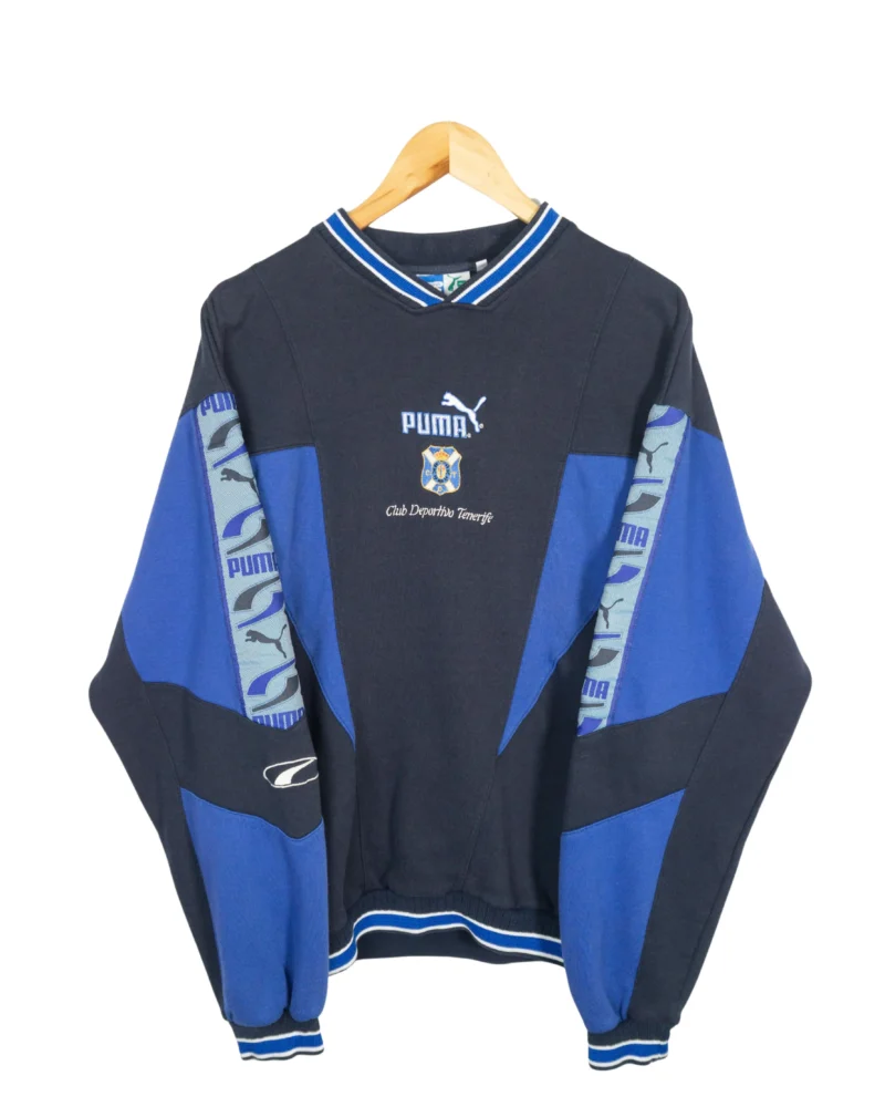 Sudadera Puma Tenerife vintage 90s azul marino L