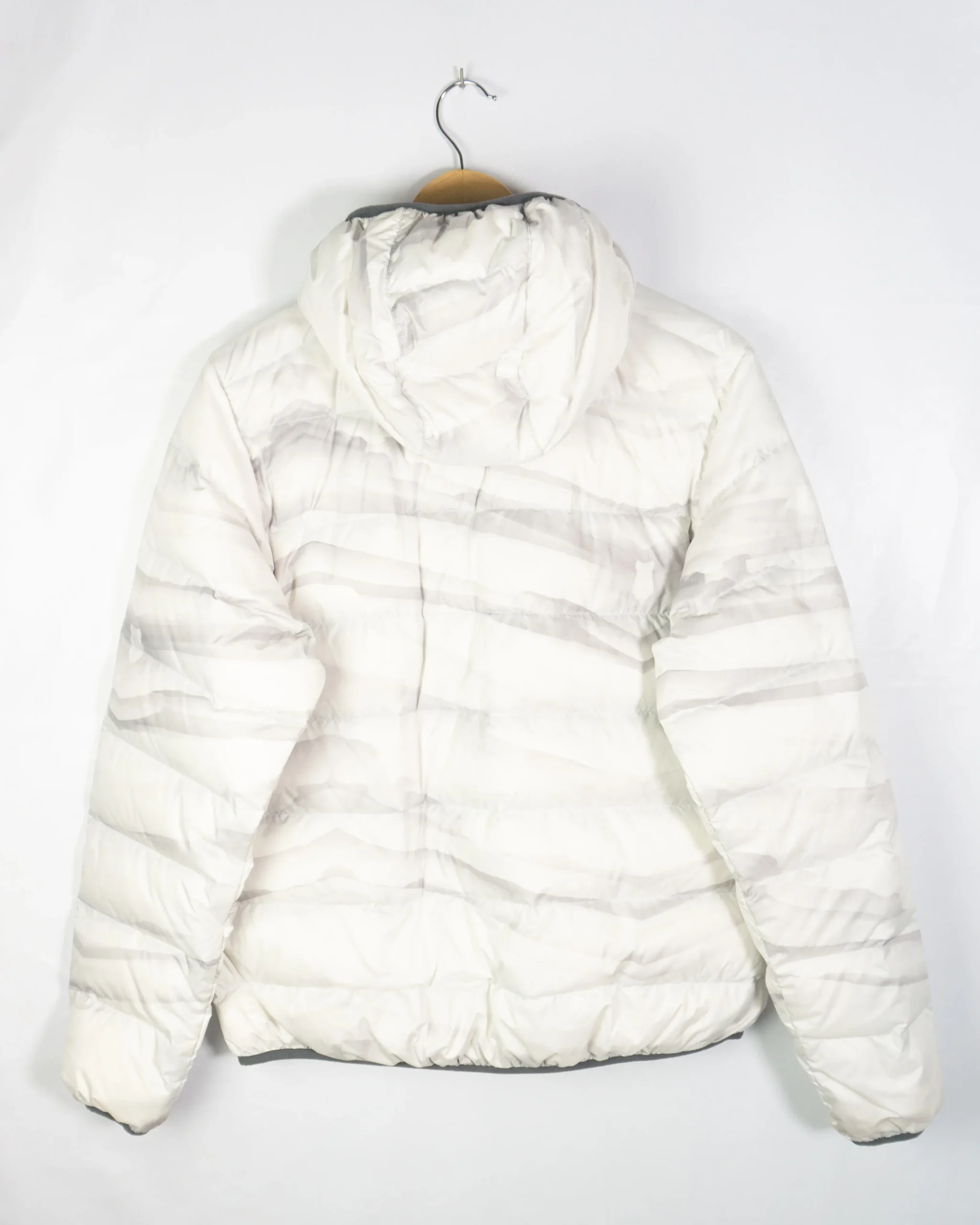 Abrigo acolchado mujer Jack Wolfskin blanco/gris XL - Lacaie Vintage Abrigo acolchado mujer Jack Wolfskin blanco/gris XL - Imagen 3