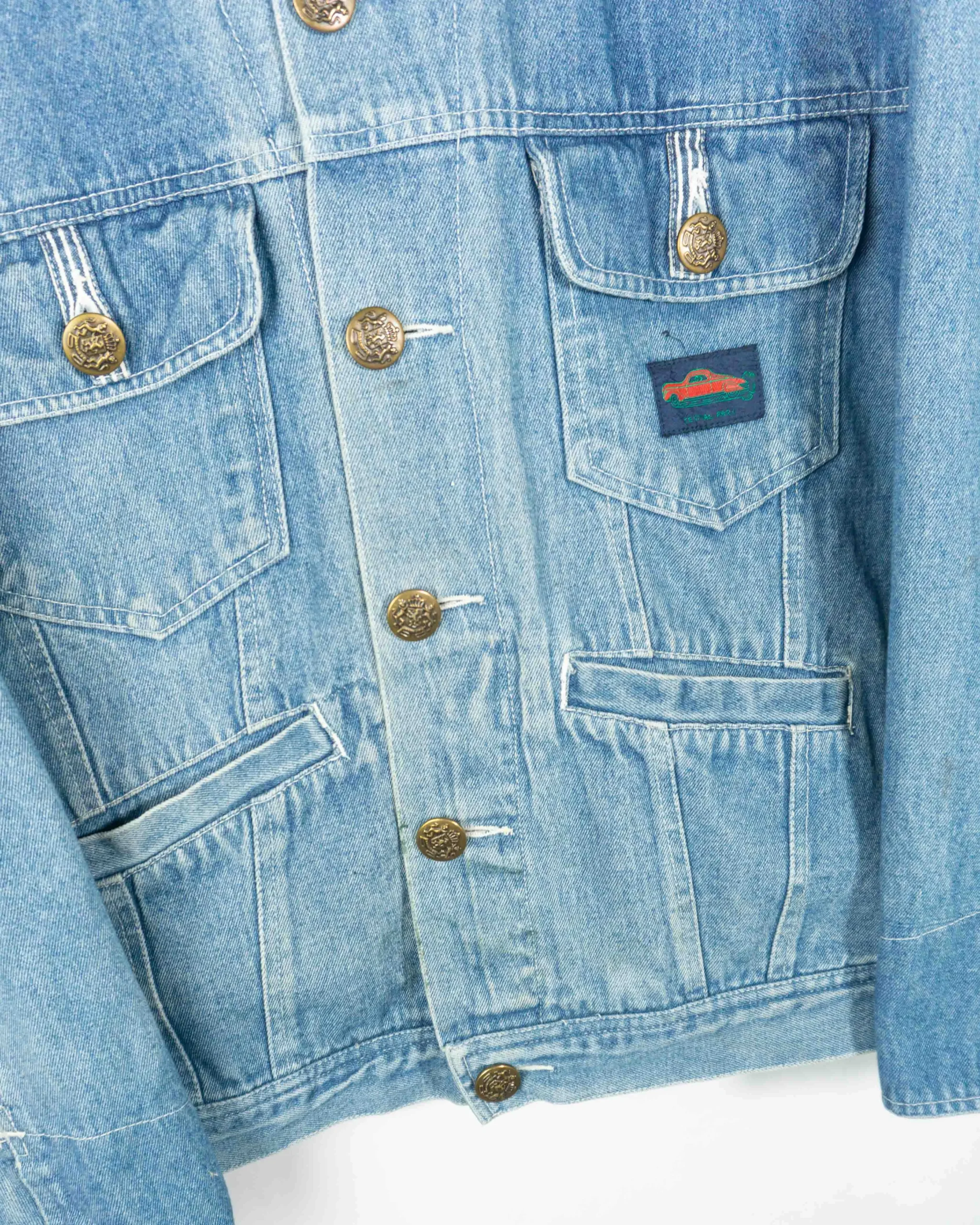 Chaqueta vaquera vintage 90s azul claro L - Lacaie Vintage Chaqueta vaquera vintage 90s azul claro L - Imagen 2