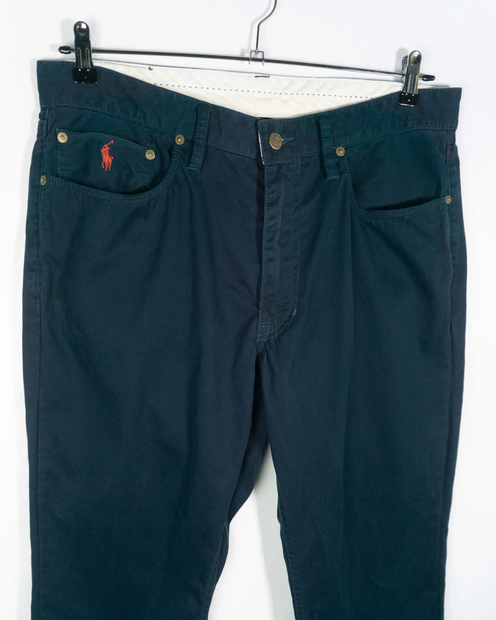 Pantalón Ralph Lauren azul marino 36 - Lacaie Vintage Pantalón Ralph Lauren azul marino 36 - Imagen 2