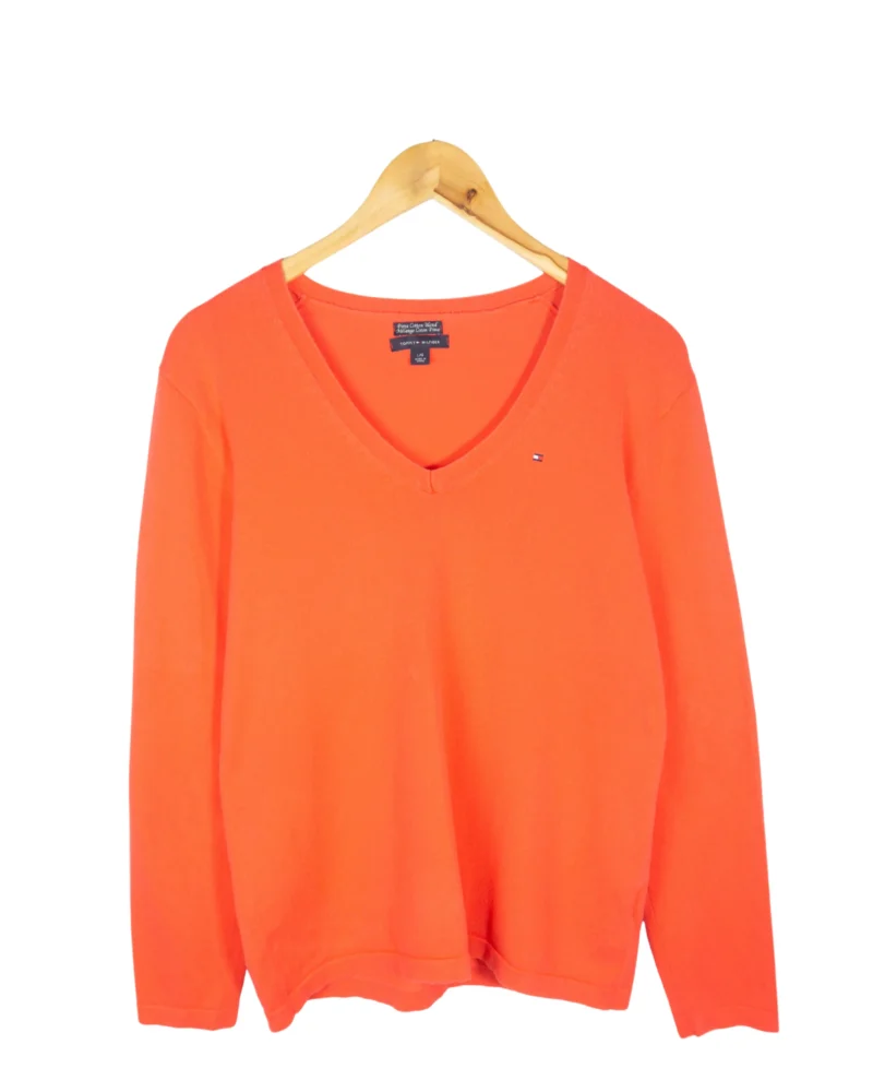 Jersey mujer Tommy Hilfiger naranja L