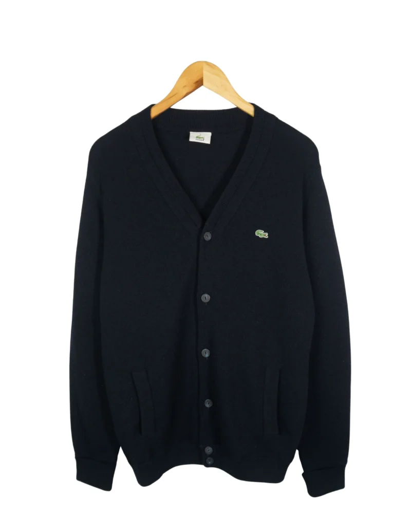 Cárdigan Lacoste vintage 00s azul marino L