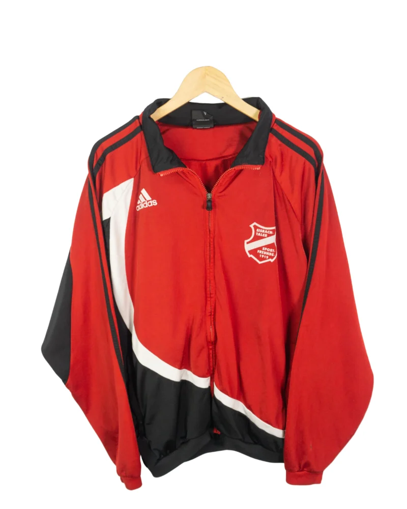 Chaqueta deportiva Adidas vintage rojo/negro L