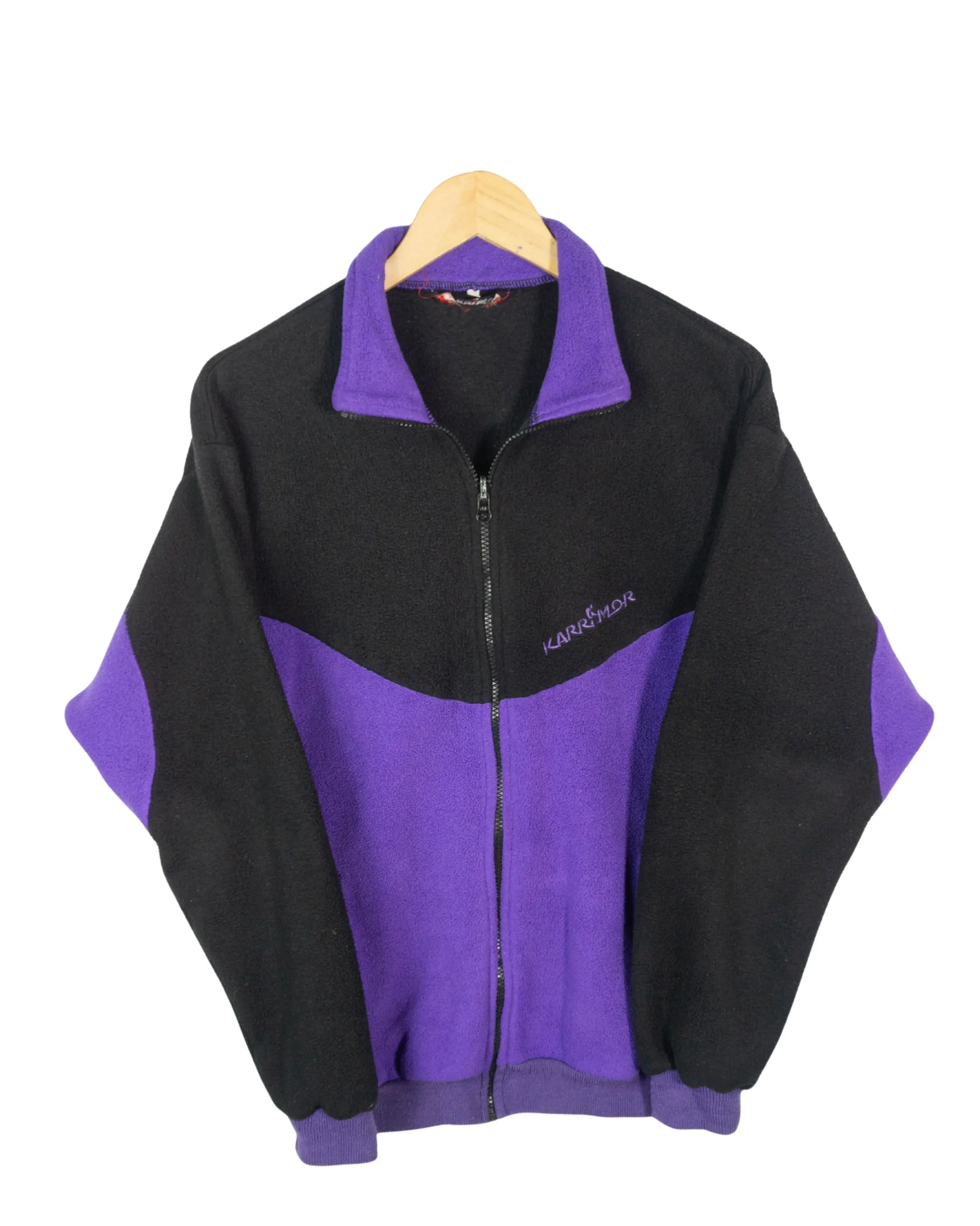 Forro polar Karrimor vintage 90s morado/negro M - Lacaie Vintage Forro polar Karrimor vintage 90s morado/negro M